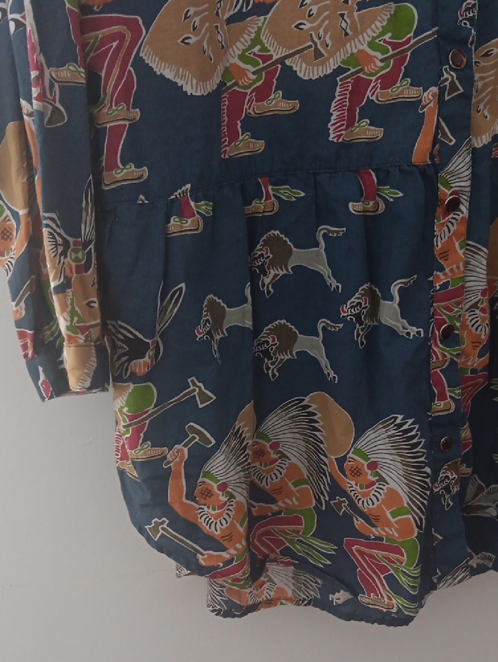 Tasha Polizzi Collection Native American Print Tunic Top #3689 - Picture 3 of 7